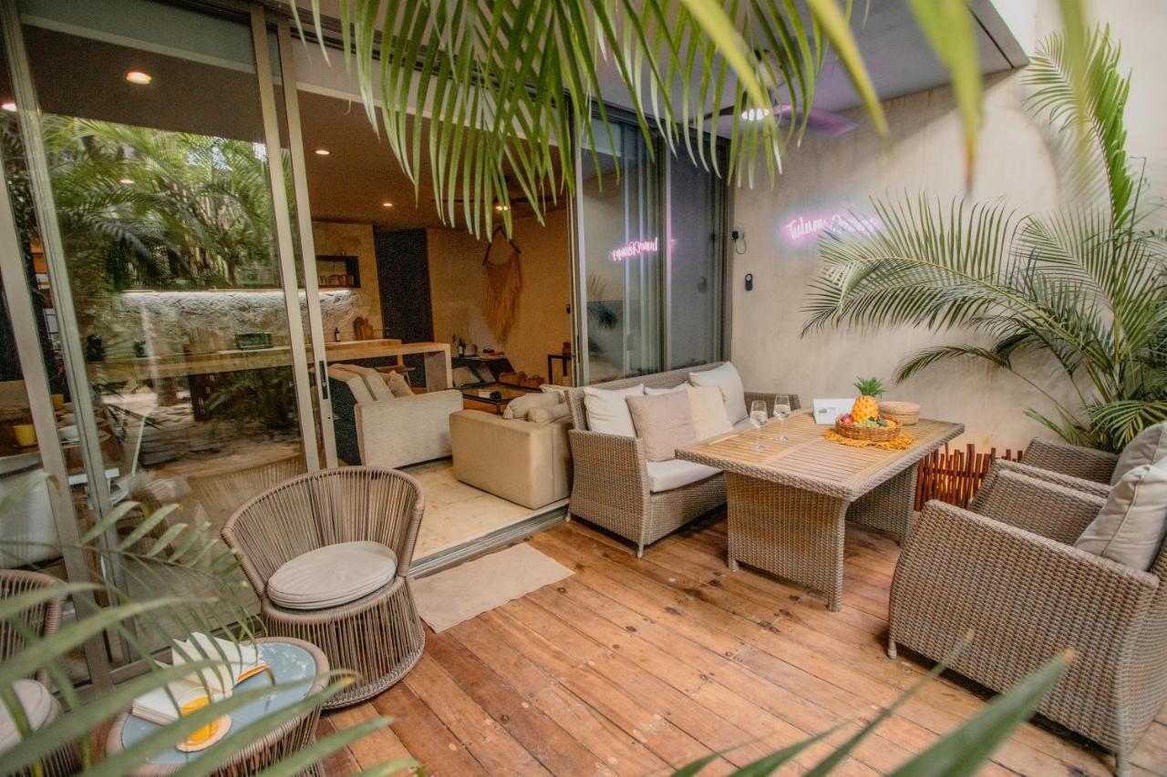 Ideal 4 Groups Aldeazama 2Br 10Pax Apt Papaya Playa تولوم المظهر الخارجي الصورة